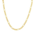 Cadena Oro 14k - Eslabon 3x1 de 60 cm, Ancho 4 mm,