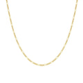 Cadena Oro 14k - 3x1 Diamantada 40 cm, Ancho 1.6 mm