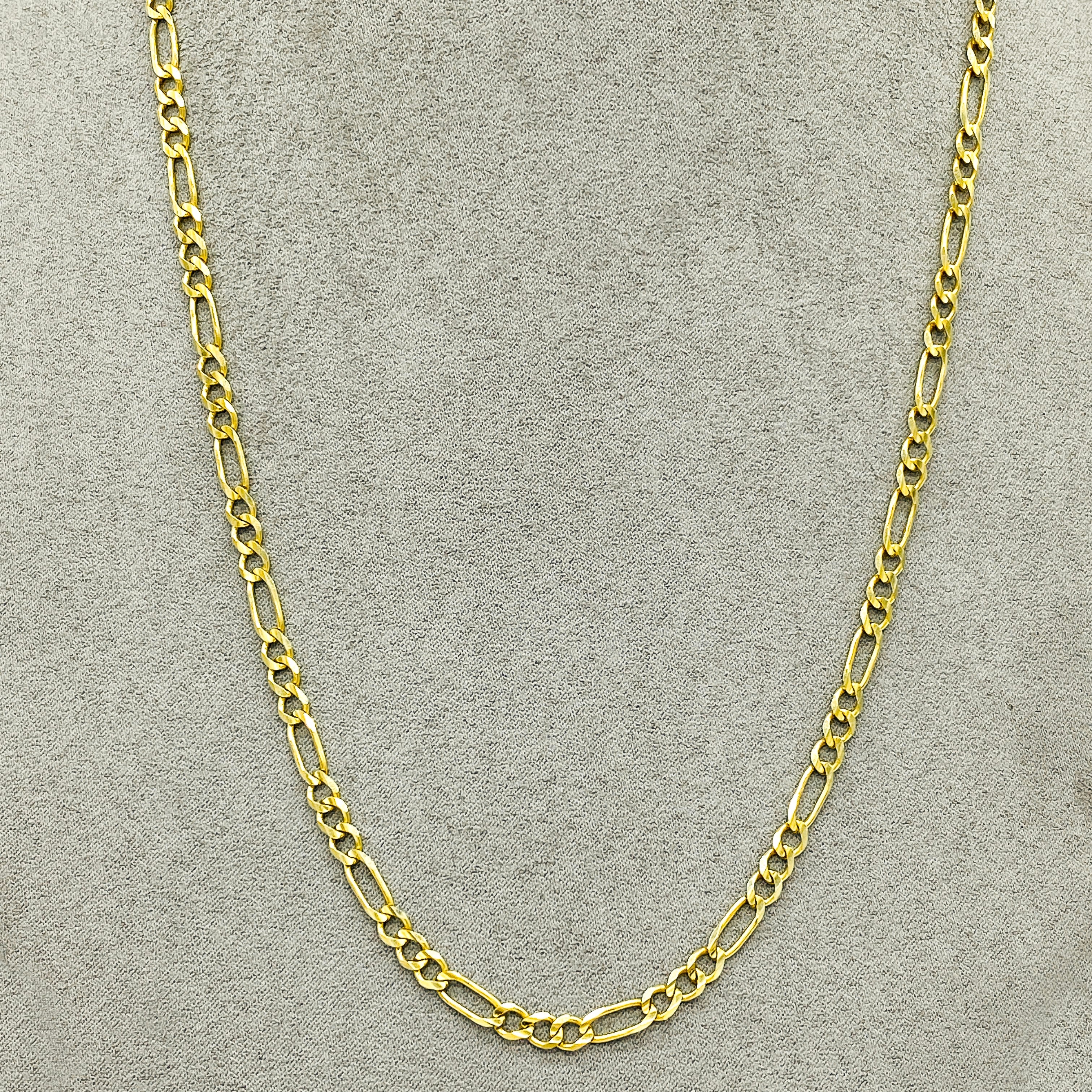Cadena Oro 14k Cartie de 60 cm, Ancho 4.50 mm