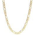 Cadena Oro 14k - Eslabón 3x1 de 60 cm, Ancho 3.6 mm