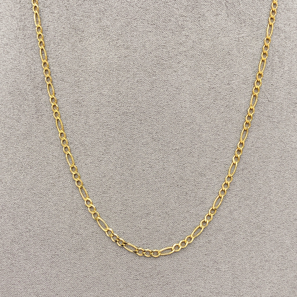 Cadena Oro 14k Cartie de 60 cm, Ancho 2.7 mm
