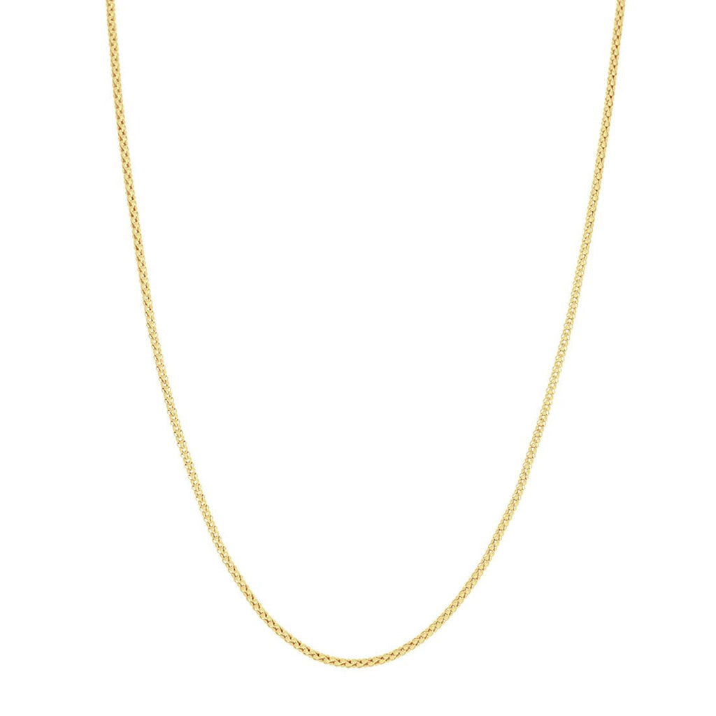 Cadena Oro 14k Cola de Ratón de 45 cm, Ancho 1.0 mm