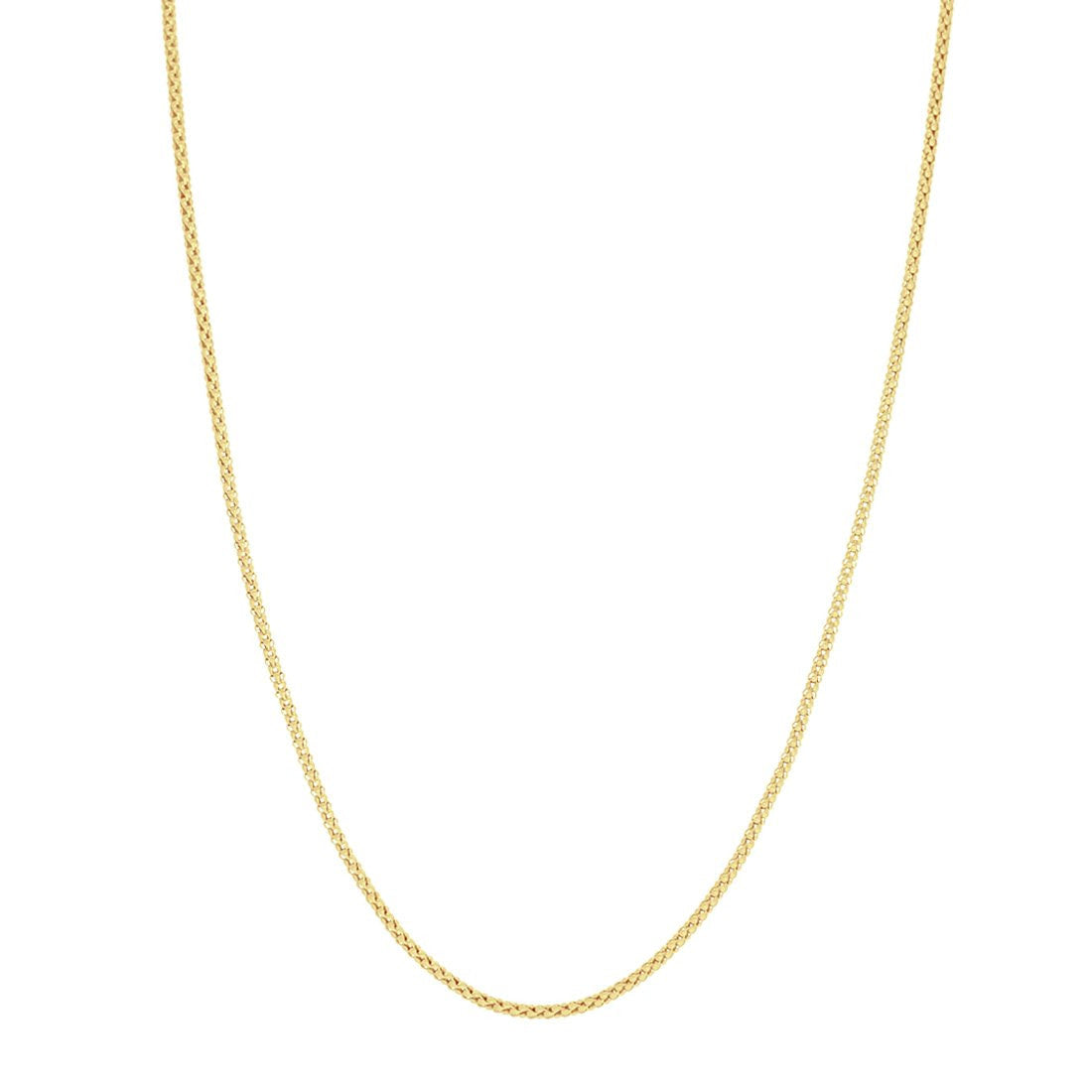 Cadena Oro 14k Cola de Ratón de 45 cm, Ancho 1.0 mm