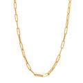Cadena Oro 14k - Estilo Clip 45 cm de Largo, 1.3 x 0.45 cm Ancho