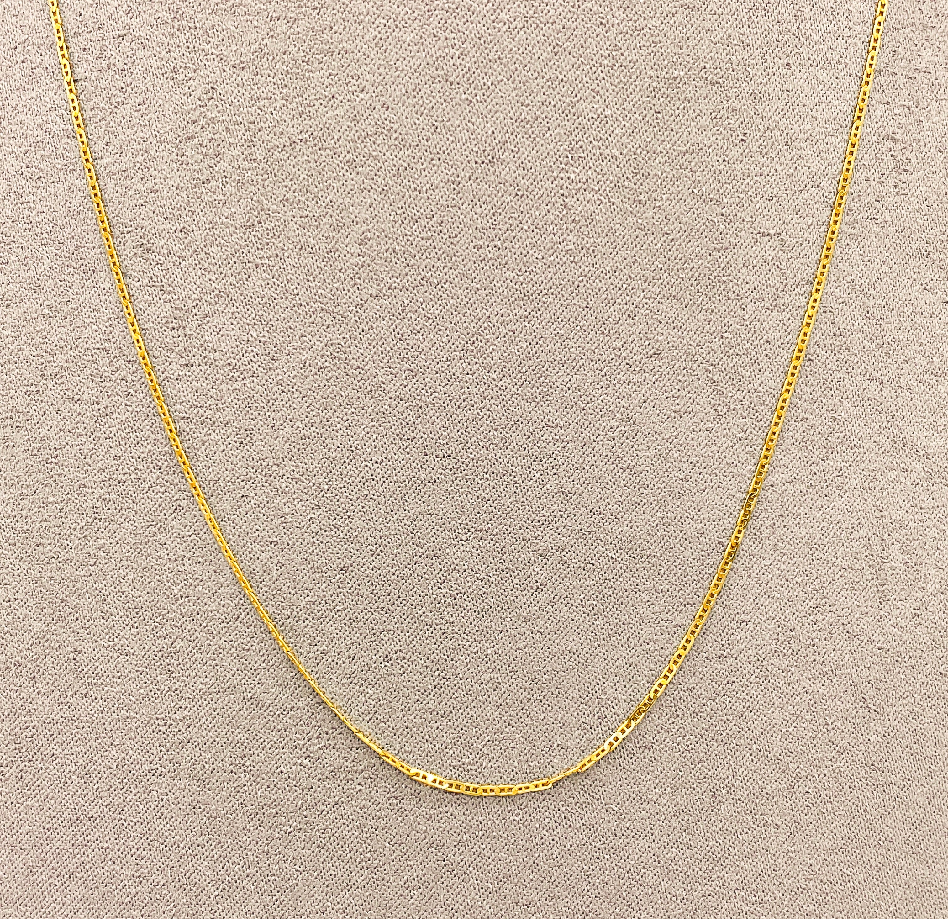 Cadena Oro 14k - Eslabón Marinero 45/50 CM Largo