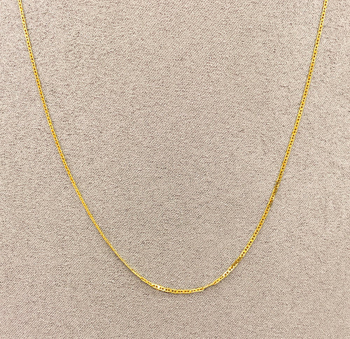 Cadena Oro 14k - Eslabón Marinero 45/50 CM Largo