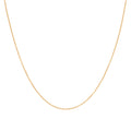 Cadena Oro 14k - Eslabón 1x1, 35/40/45 cm Largo