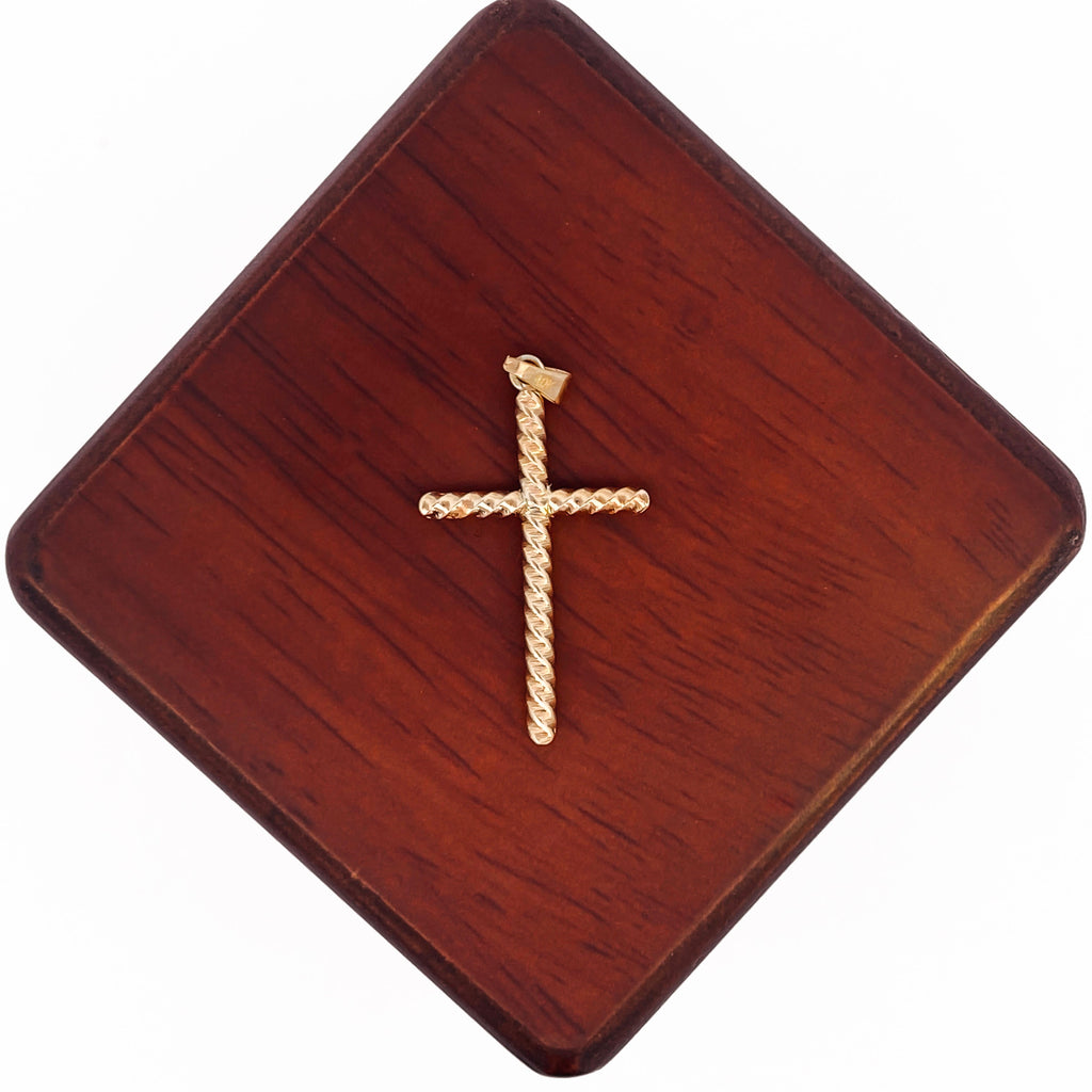 Cruz Oro 10k - 3.2 cm Alto