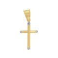 Cruz Lisa Oro 10k - 2.8 cm