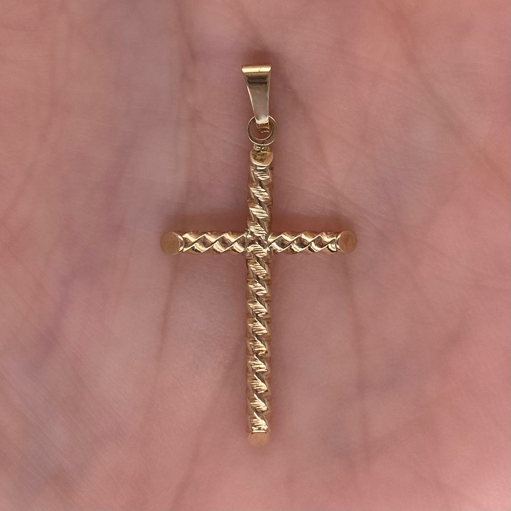 Cruz Oro 10k - 3.2 cm Alto