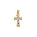 Cruz Oro 10k - Con Zirconias 2.9 cm